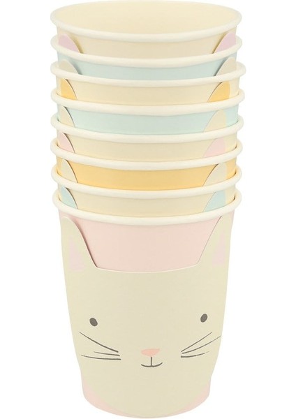 - Cat Cups - Kedi Bardaklar - 8'li modelleri