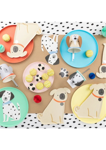 - Puppy Cups - Yavru Köpek Bardaklar - 8'li modelleri