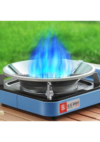 Taşınabilir Katlanır 3500W Kartuş Soba Dış Mekan Kamp Sobası Tencere (Yurt Dışından)
