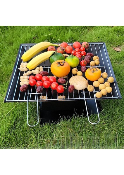 Kare, Düz Soba, Kömür Izgarası, Açık Hava Kamp Sobası, Tencere (Yurt Dışından)