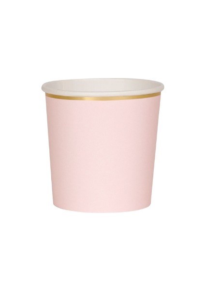 - Dusky Pink Cups - Toz Pembe Bardak - S