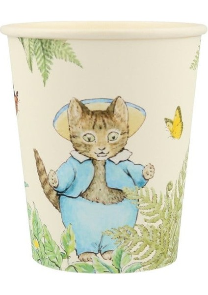 - Peter Rabbit In The Garden Cups - Peter Rabbit Bahçede Bardaklar - 8'li fırsatları