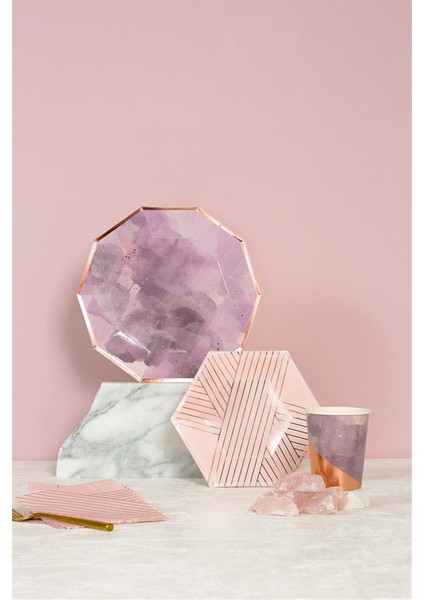 - Amethyst Bardak - 8'li