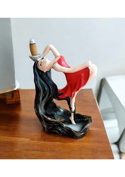 Rapunzel Saçlı Balerin Kız Geri Akış Şelale Tütsülük fiyatları