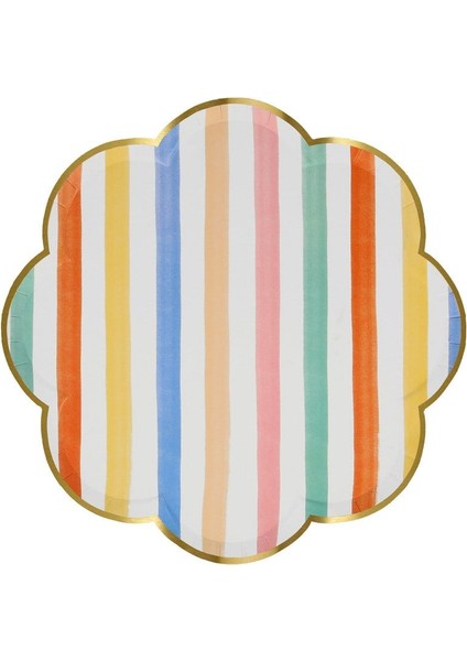 - Colourful Pattern Side Plates - Renkli Desenler Tabaklar - 8'li fırsatları