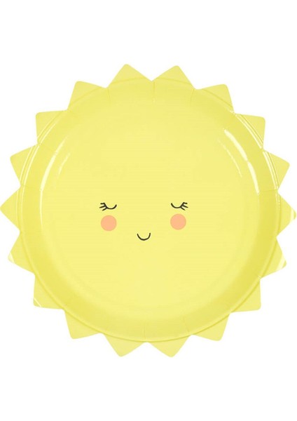 - Happy Sun Plates - Güneş Tabak - S