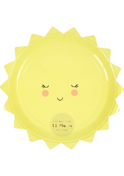 - Happy Sun Plates - Güneş Tabak - S