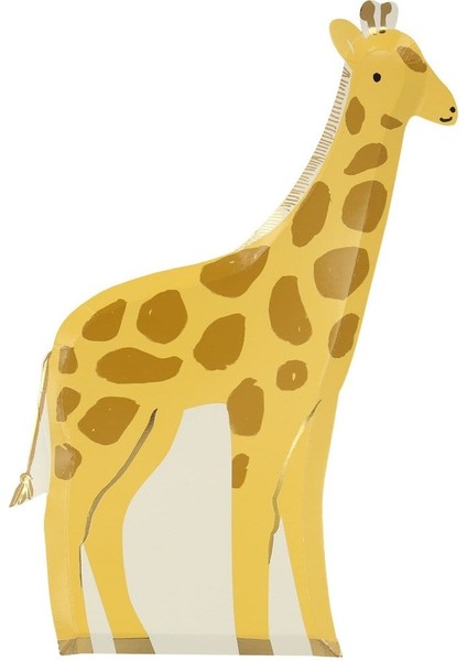 - Giraffe Plates - Zürafa Tabaklar - 8'li