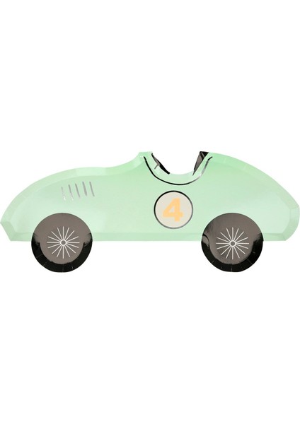 - Race Car Plates - Yarış Arabası Tabak - 8'li indirimleri