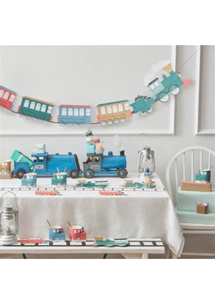 - Train Plate - Tren Tabak - 8'li