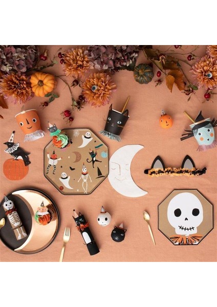 - Vintage Halloween Copper Moon Plates - Bakır Rengi Ay Tabak modelleri