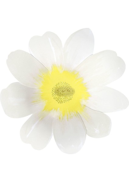 - Flower Garden Plates - Çiçek Bahçesi Tabaklar - L - 8'li