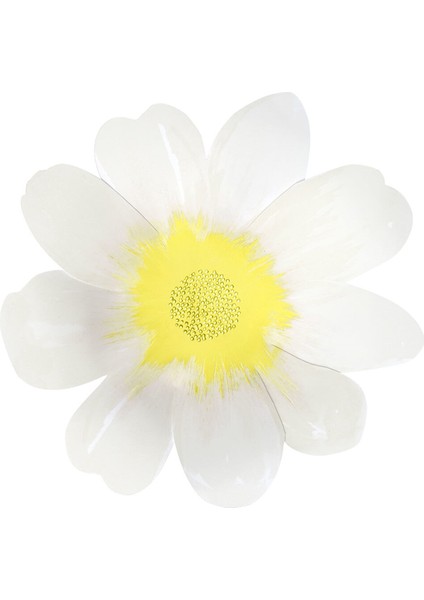 - Flower Garden Plates - Çiçek Bahçesi Tabaklar - L - 8'li