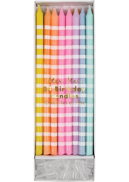 - Pastel Party Candles - Pastel Parti Mumları