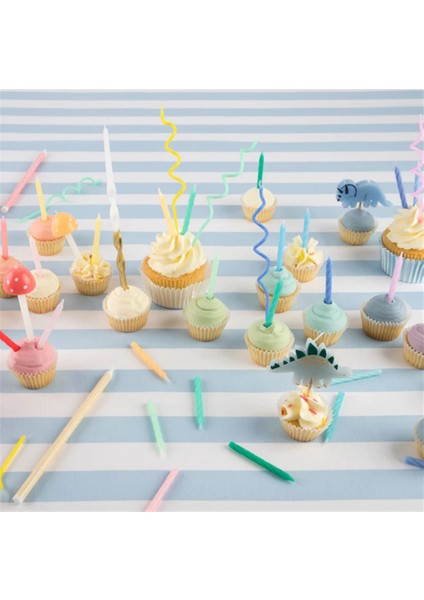 - Mini Dino Candles - Mini Dinozor Mumlar - 5'li fiyatları