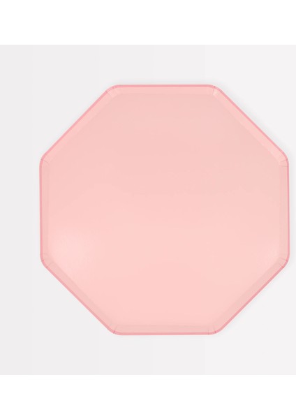- Cotton Candy Pink Side Plates - Pamuk Şeker Pembesi Tabaklar (M) ( x 8)