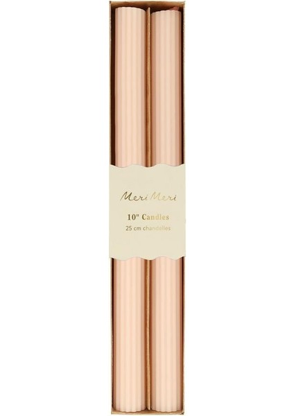 - Soft Pembe Masa Mumları (2'li)