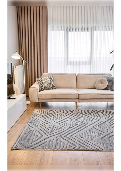 Halı Orion 4223 Gri Yumuşak Dokulu Iskandinav Desenli Makine Halısı fiyatları
