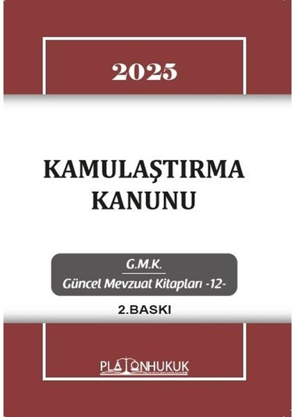 Kamulaştırma Kanunu 2. Baskı