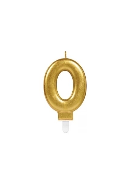0 Rakam Mum Gold Renk