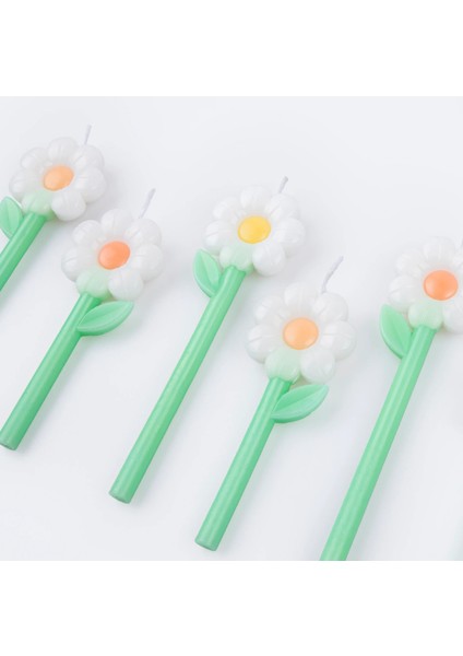 - Daisy Candles - Papatya Mumlar ( x 6) indirimleri