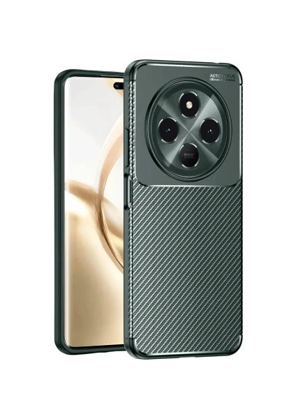 Tecno Spark 30C Uyumlu Kılıf Karbon Tasarım Kamera Korumalı Silikon Telefon Kılıfı Kapak