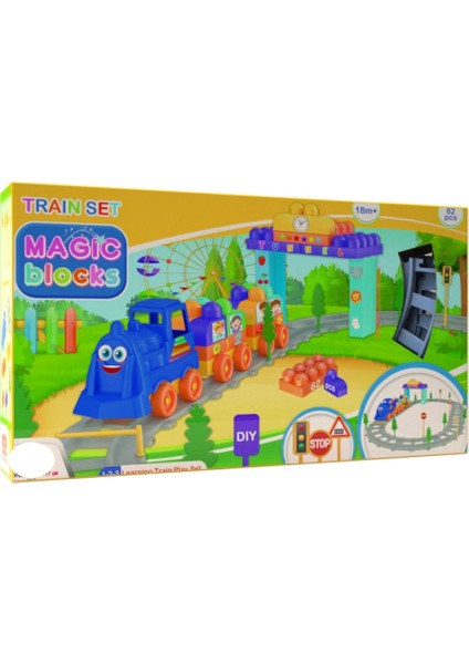 Magic Blocks Tren Seti 62 Parça 07447 modelleri