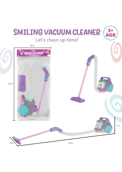 Elektrikli Sevimli Gülen Süpürge Çocuklar İçin Eğlenceli Oyun Aracı Büyük Boy fırsatları