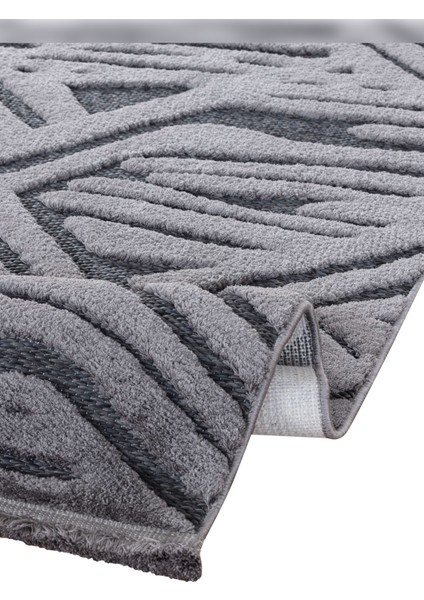 Halı Orion 4224 Antrasit Yumuşak Dokulu Iskandinav Desenli Makine Halısı fırsatları