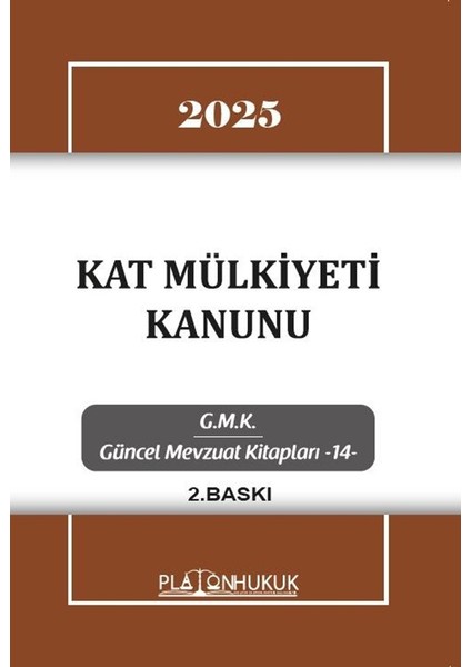 Kat Mülkiyeti Kanunu 2. Baskı