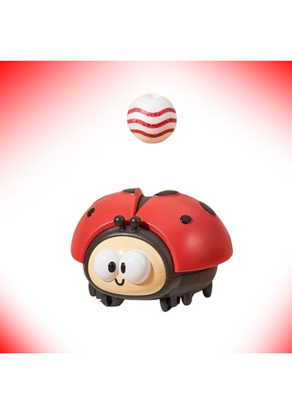 Children's Educational Toys USB Charging Ladybug Suspension Ball Over 3 Years Old Toys (Yurt Dışından)
