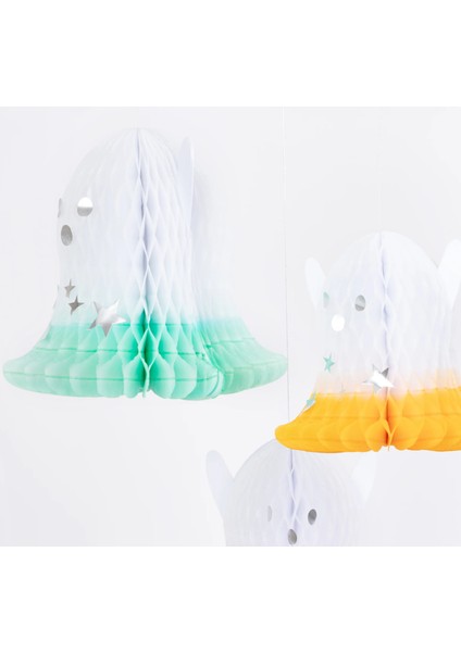 - Ombré Ghost Hanging Decorations - Neon Detaylı Hayalet Asılan Süsler (6'lı) modelleri