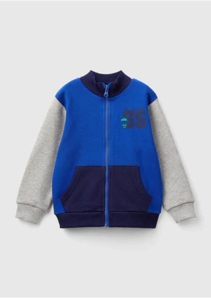Erkek Mavi Sweatshırt (Model Kodu: 224a3j70g5033 )