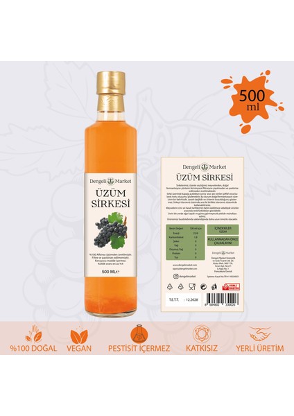 Üzüm Sirkesi / 500 ml