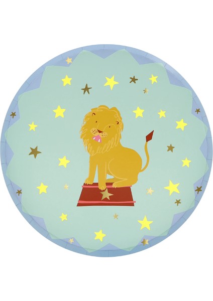 - Circus Side Plates - Sirk Tabaklar (M) ( x 8)