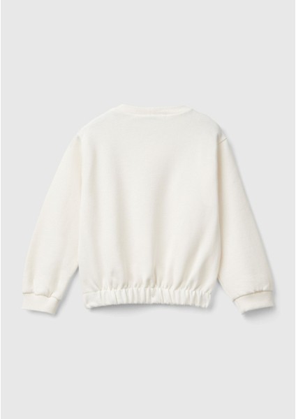 Kadın / Kız Ekru Sweatshırt (Model Kodu: 3J68G10HI )