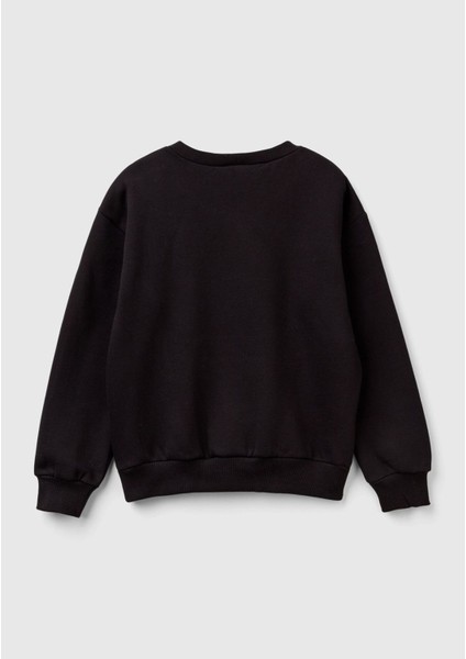 Kadın / Kız Siyah Sweatshırt (Model Kodu: 124A3J73C10LB )