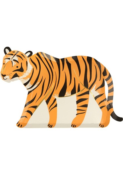 - Tiger Plates - Kaplan Tabaklar - 8'li
