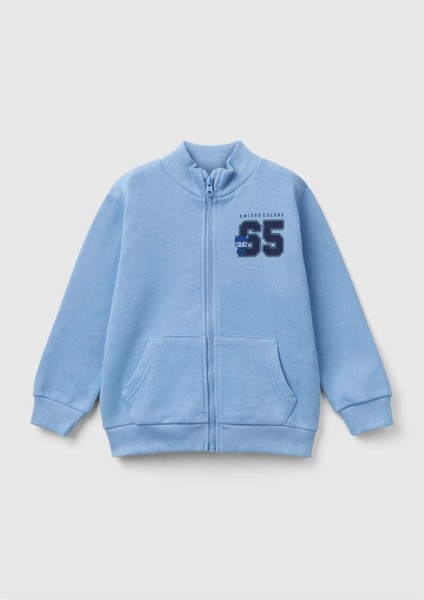 Erkek Mavi Sweatshırt (Model Kodu: 224a3j70g5033 )