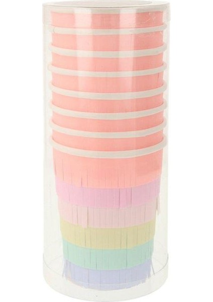 - Rainbow Sun Cups - Gökkuşağı Güneşli Bardaklar - 8'li modelleri