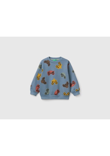 Erkek Antrasit Sweatshırt (Model Kodu: 3J4EG10GK )