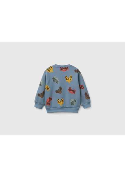 Erkek Antrasit Sweatshırt (Model Kodu: 3J4EG10GK )