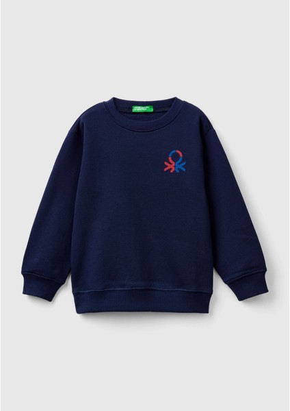 Erkek Lacivert Sweatshırt (Model Kodu: 224A3J70G10F0 )