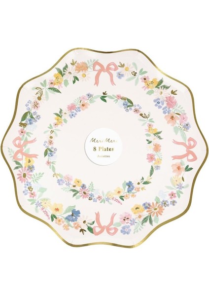 - Çiçekli Tabaklar (M) (8'li) fiyatları
