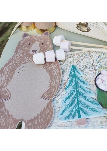 - Brown Bear Plates - Ayı Tabak