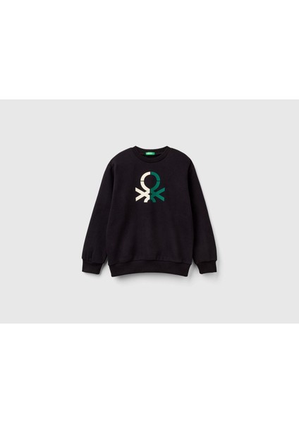 Erkek Siyah Sweatshırt (Model Kodu: 3EB5C10KS )