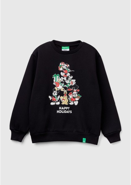 Erkek Siyah Sweatshırt (Model Kodu: 124A3J73C10LD )