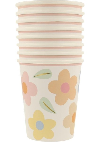 - Çiçekli Bardaklar (8'li) fiyatları