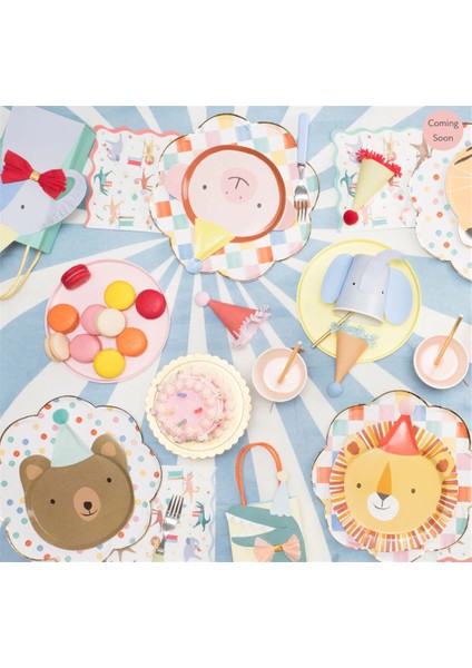 - Animal Parade Die Cut Plates - Hayvan Geçit Töreni Tabaklar (8'li) fiyatları