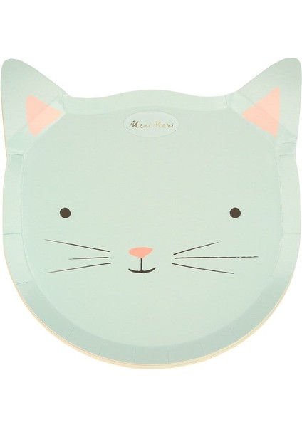 - Cat Plates - Kedi Tabaklar - 8'li